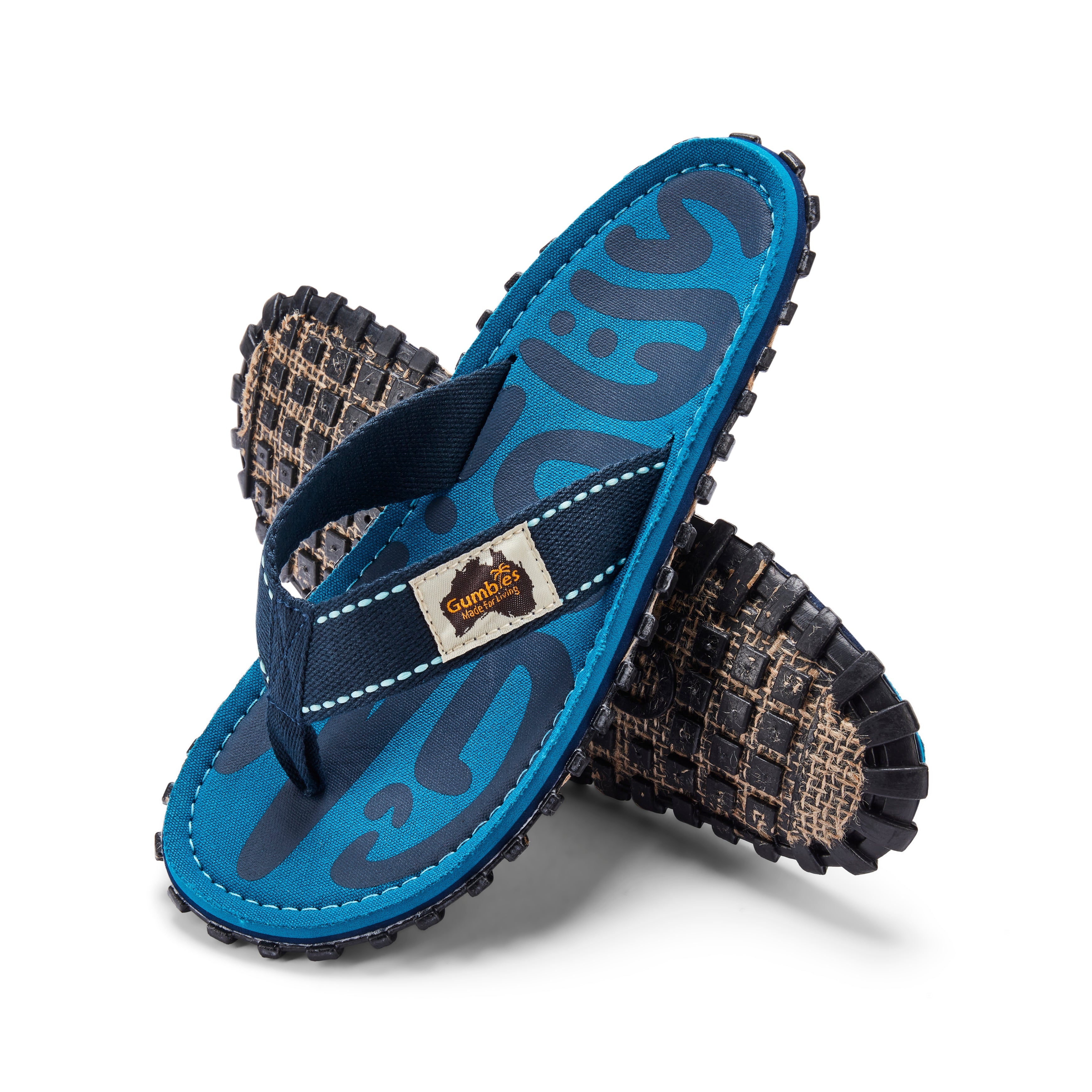 Gumbies Islander Canvas Unisex Summer Sandals – Beach Flip Flops, Surf Ready, Slip-On