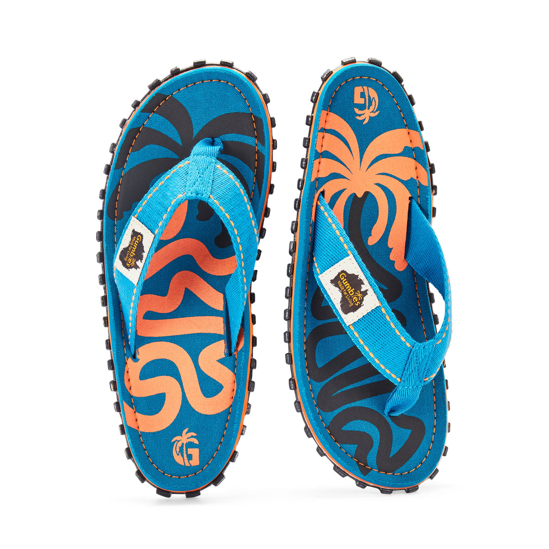 Islander Flip-Flops - Women's - Blue Palmetto