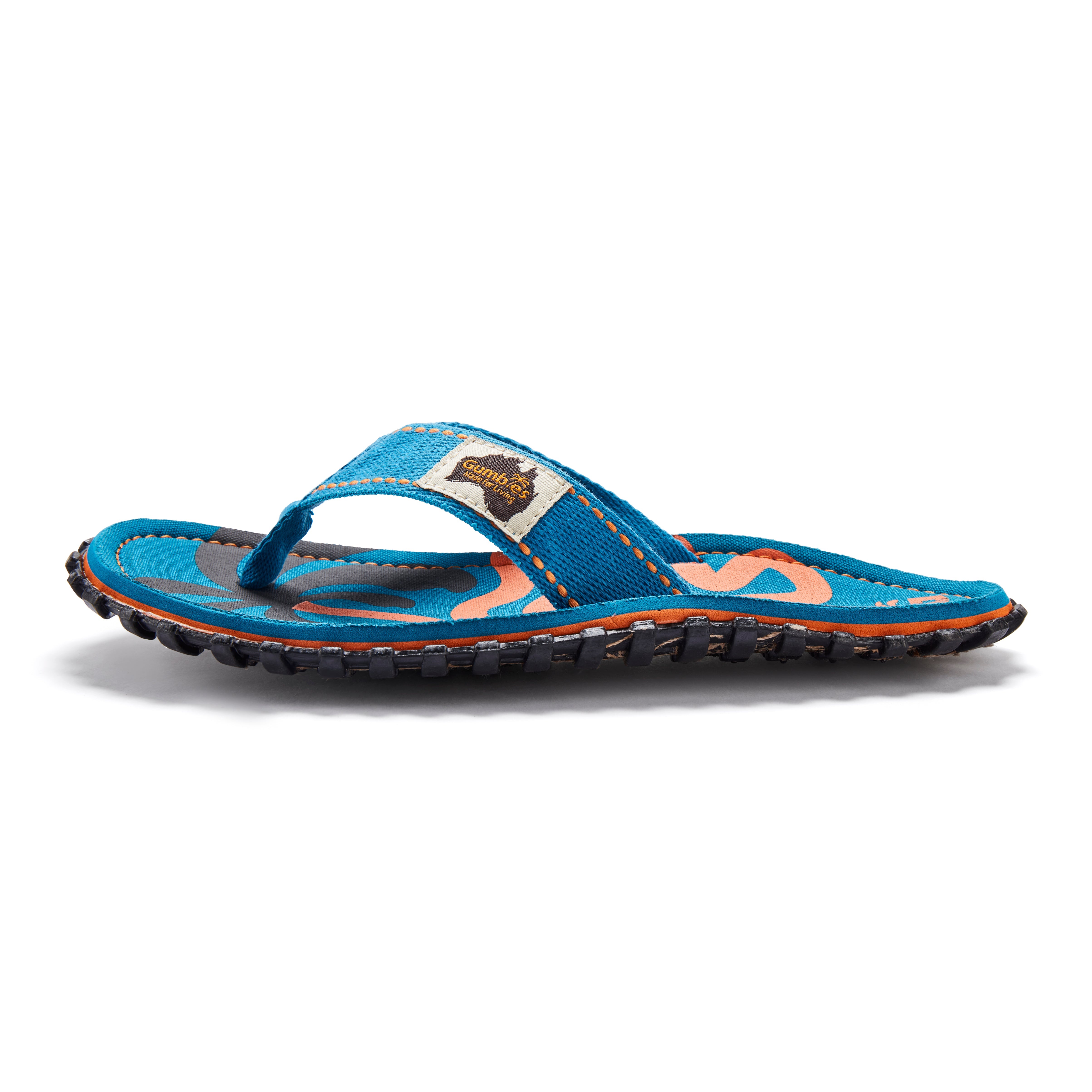 Islander Flip-Flops - Men's - Blue Palmetto