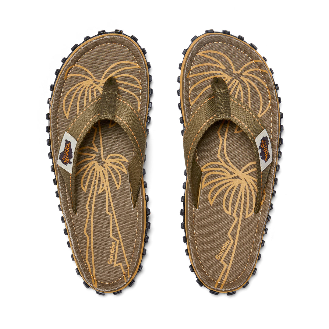 Islander Flip-Flops - Women's - Palm Leaf Khaki