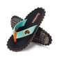 Islander Flip-Flops - Women's - Denim Hibiscus
