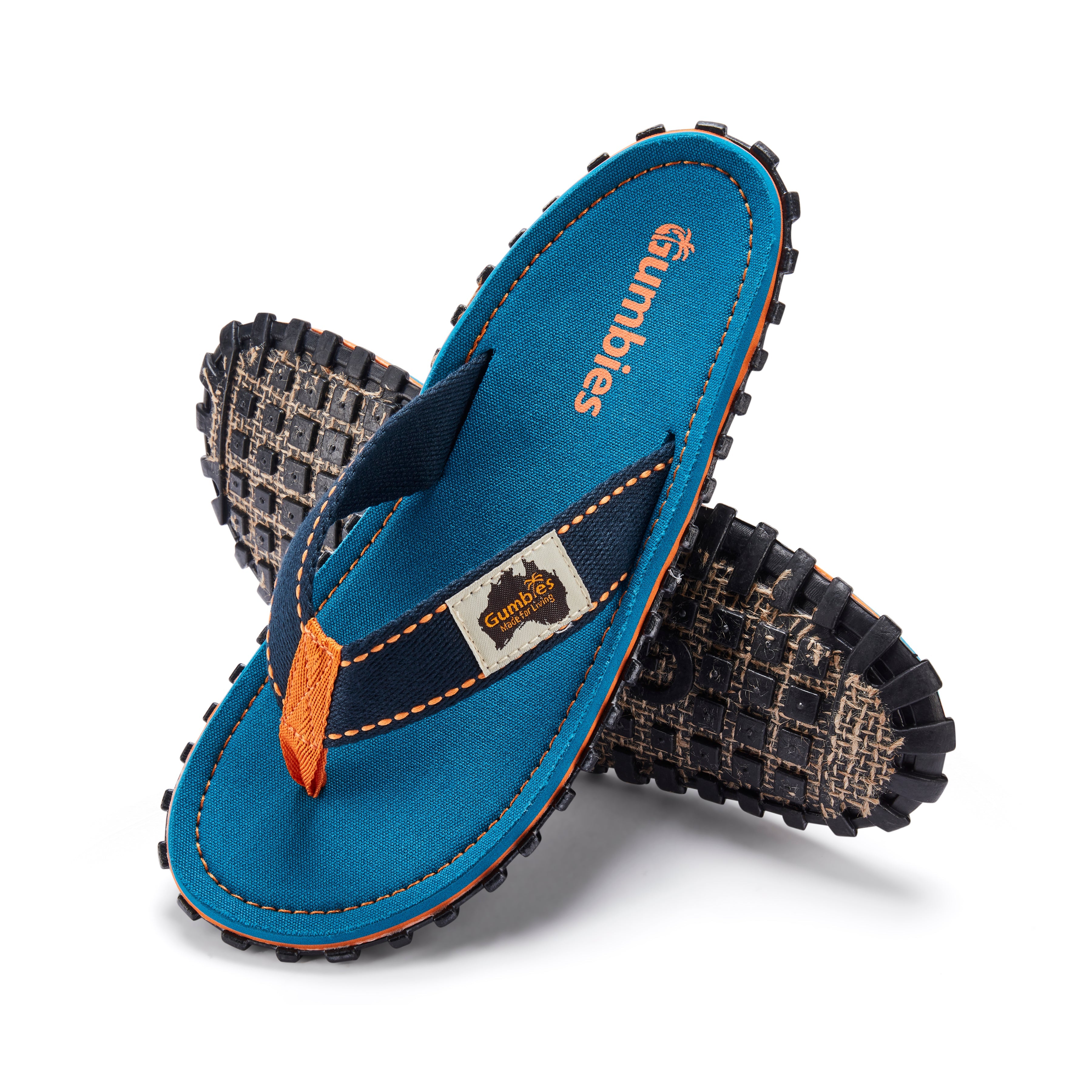 Islander Flip-Flops - Men's - Tricolor Blue