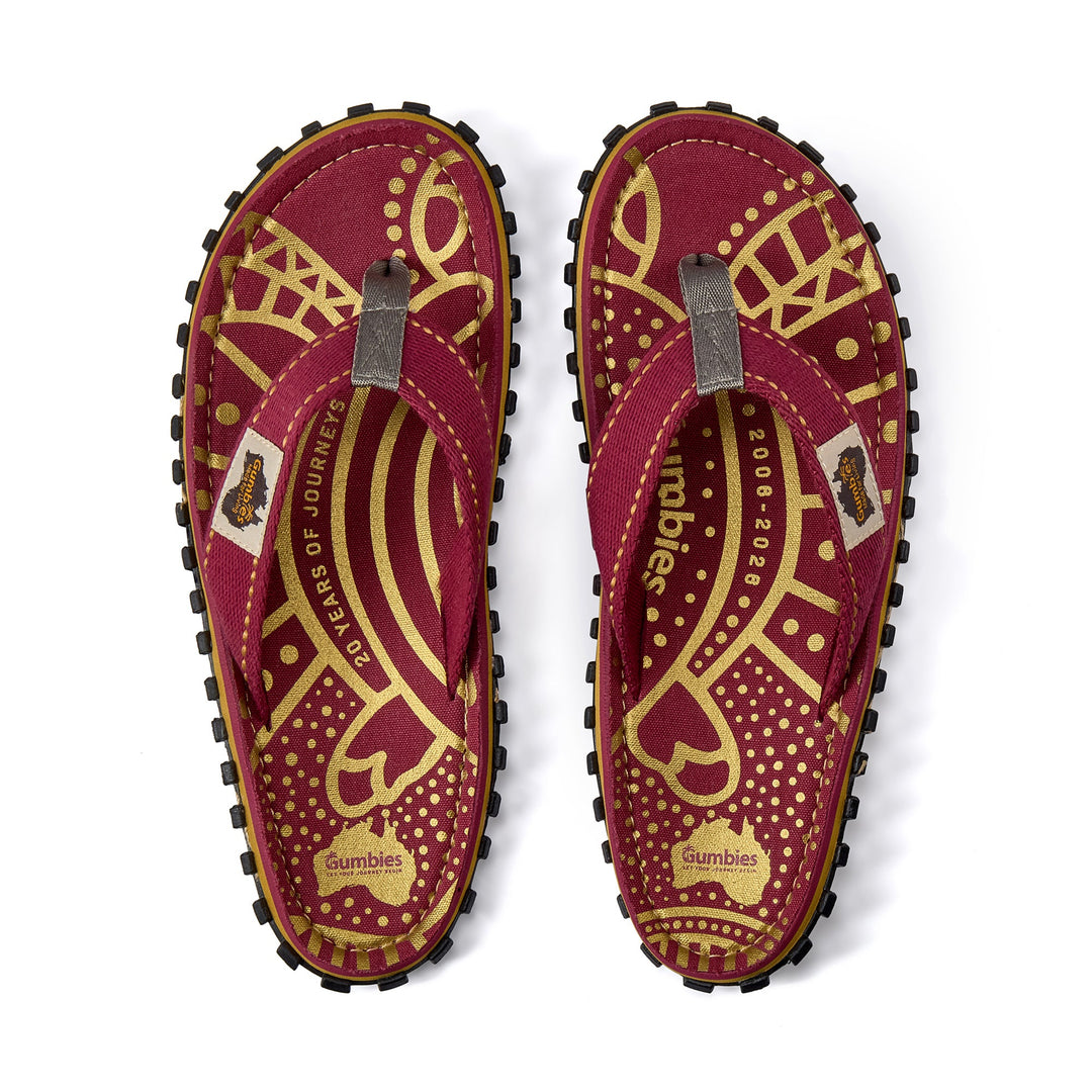 Gumbies Islander Classic Tongues Homme Marine – Sandales Écologiques Confortables 46