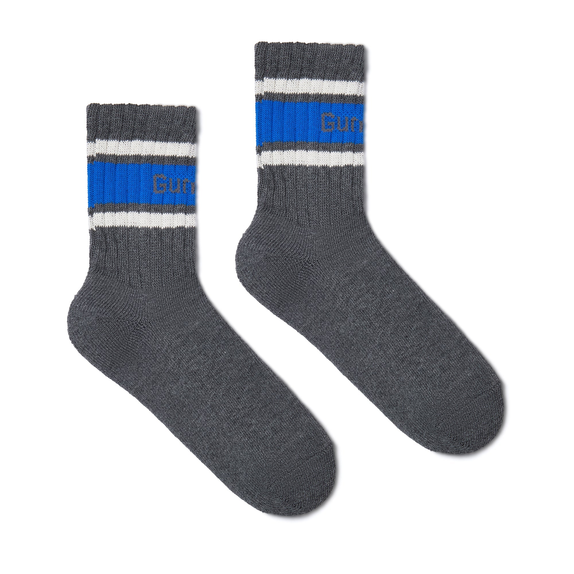 Calcetines de tripulación GUM - Hombre - Gris y Azul