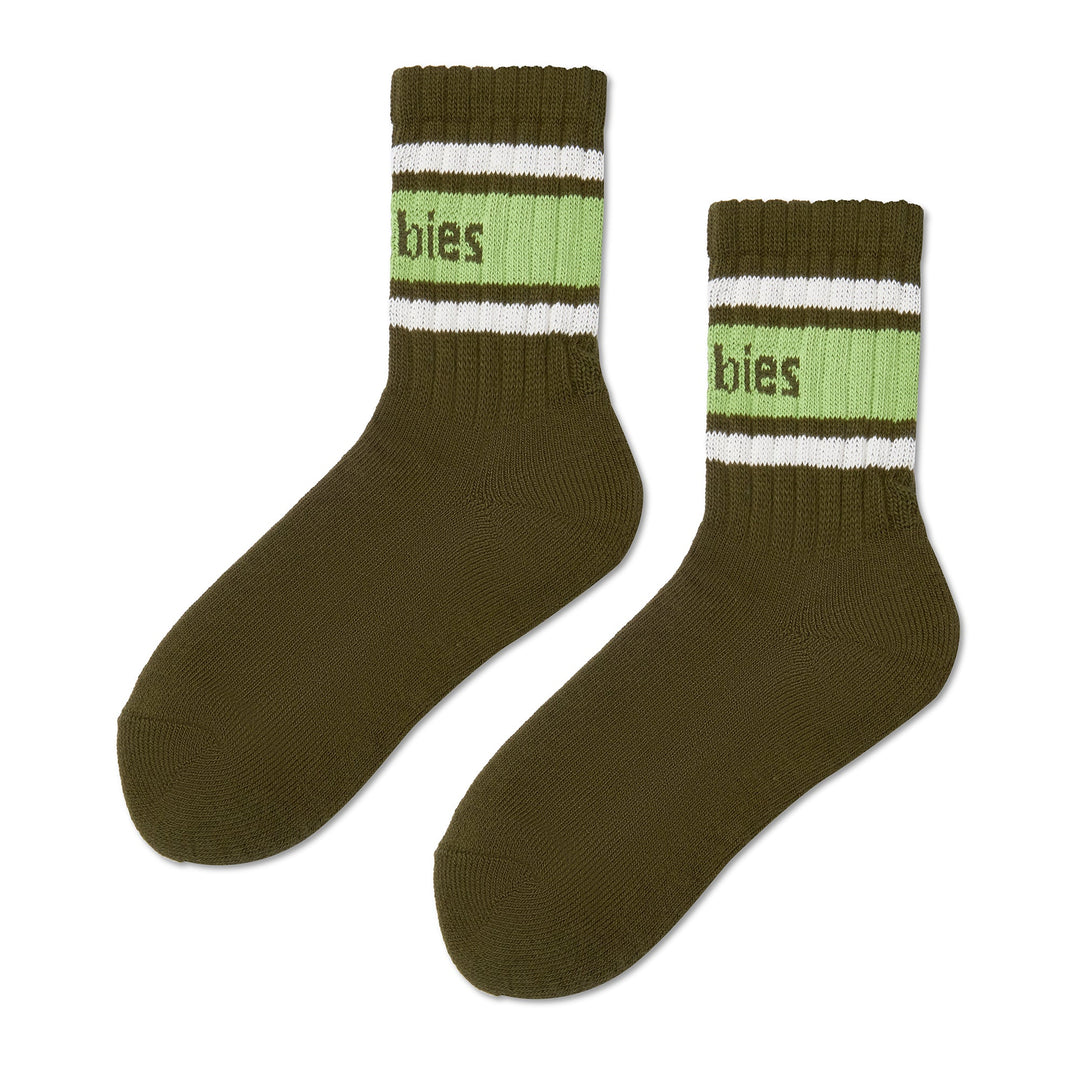 GUM Crew Sock - Men's - Moss & Pistachio