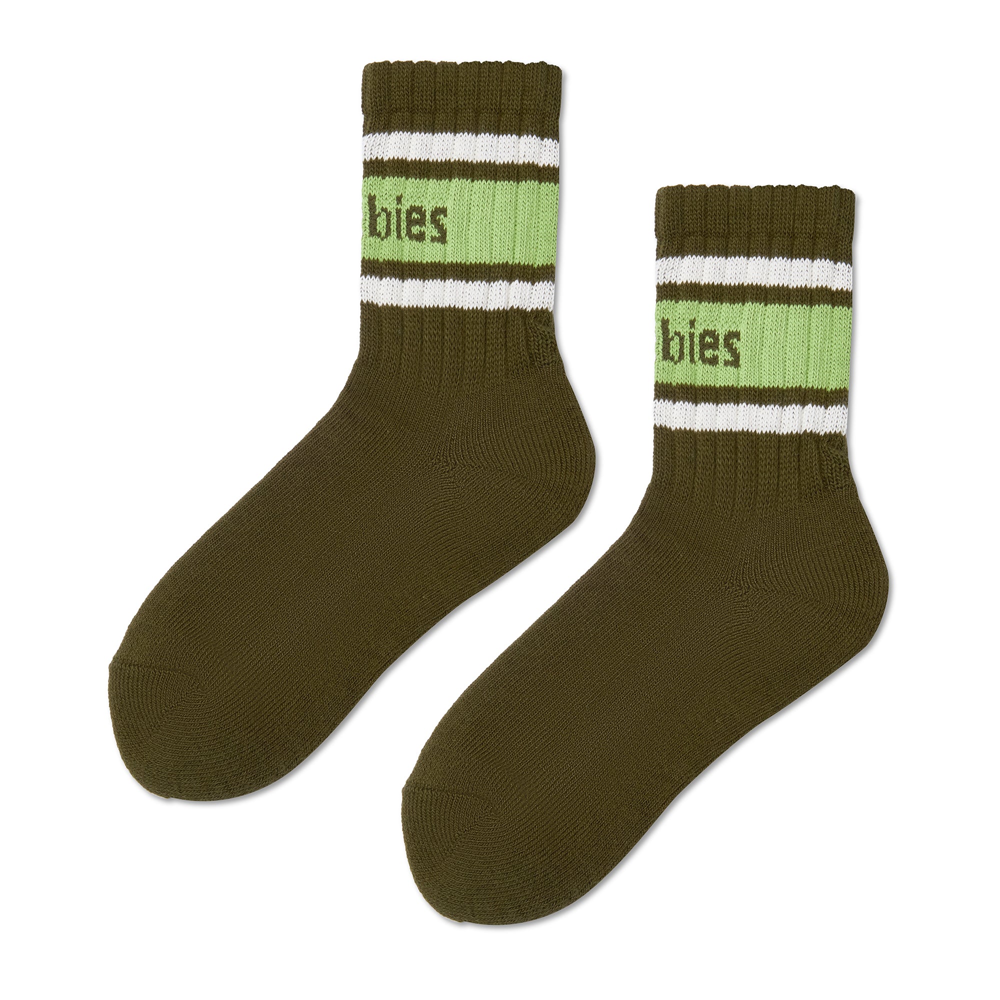 Calcetines GUM Crew - Hombre - Musgo y Pistacho