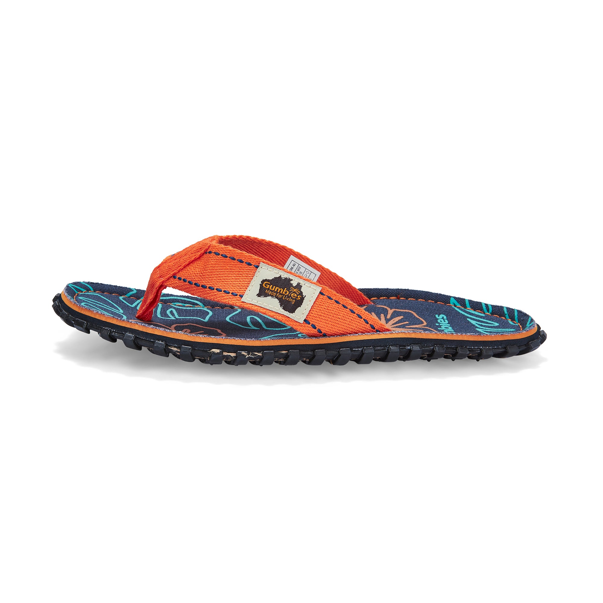 Islander Flip-Flops - Women's - Orange Hibiscus