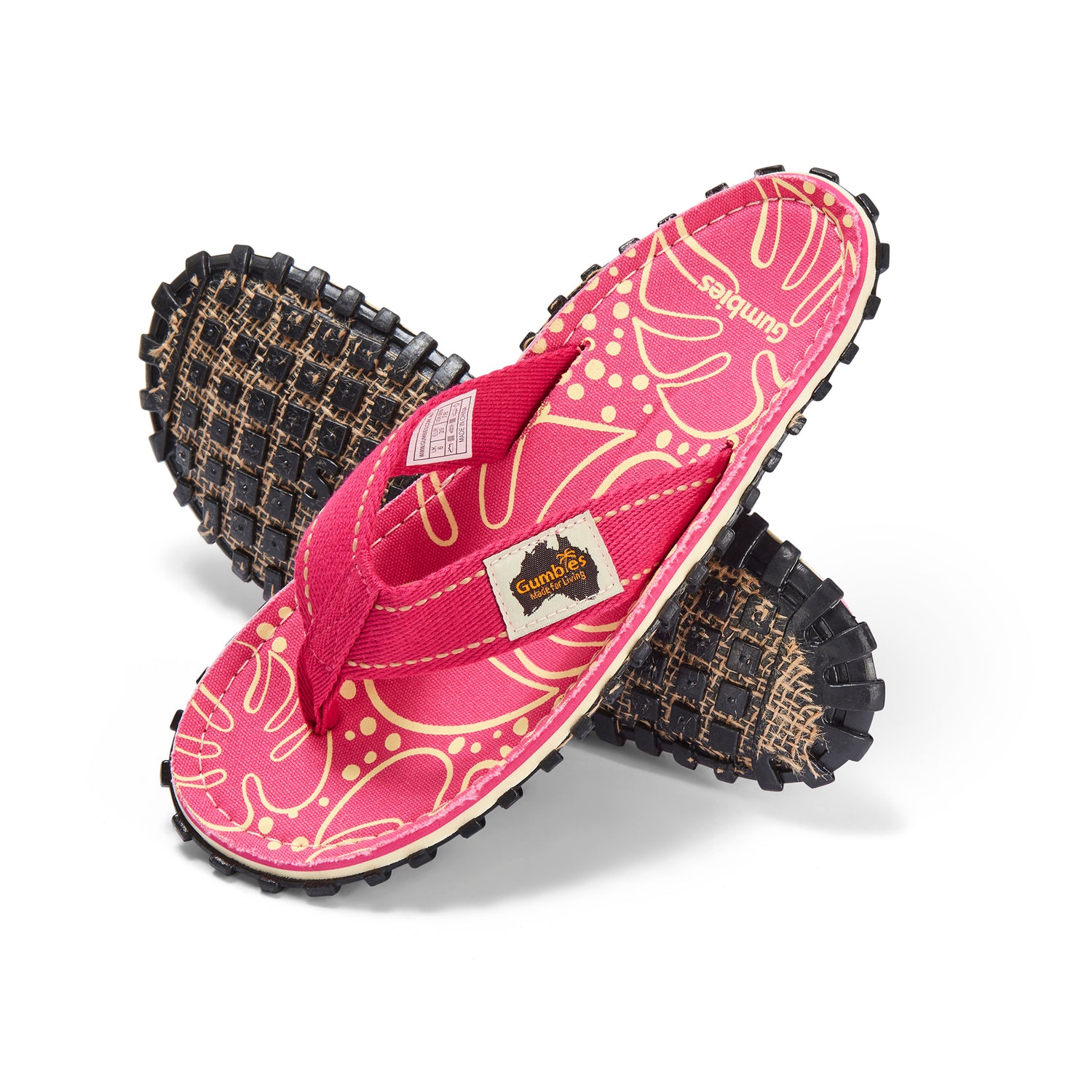 Islander Flip-Flops - Women's - Tropical Pink – Gumbies USA