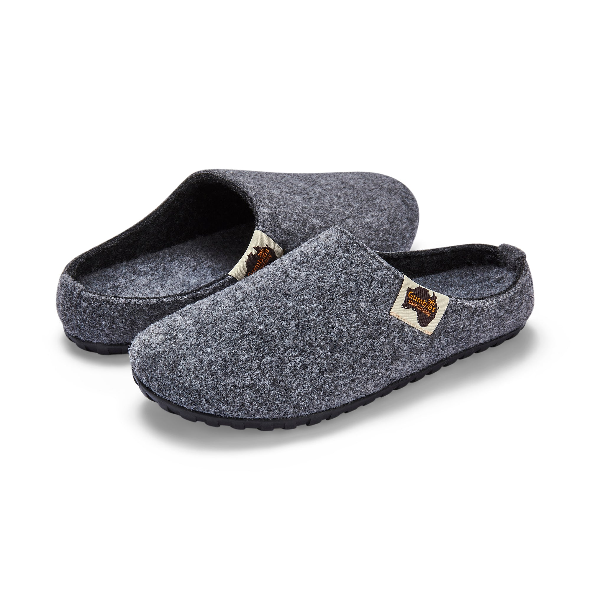 Outback Slippers - Men's - Grey & Charcoal