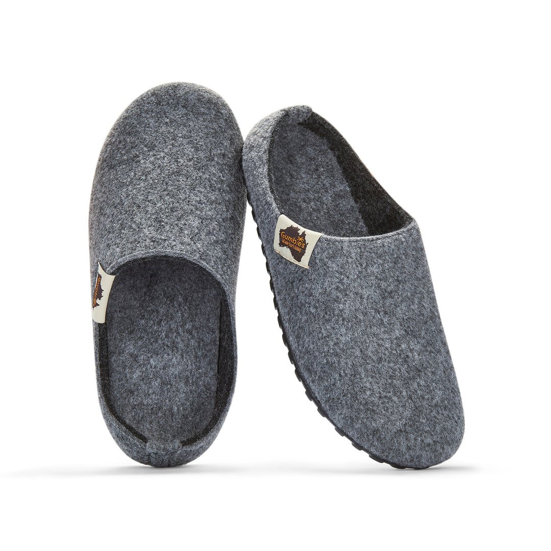 Outback Slippers - Men's - Grey & Charcoal