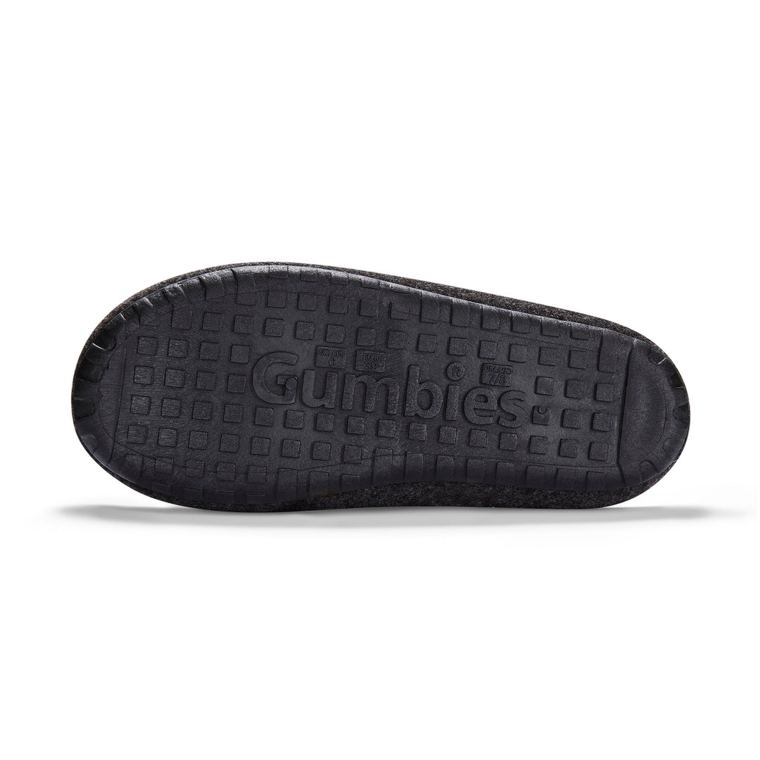 Outback Slippers - Women's - Charcoal & Red