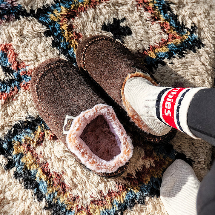 GUM Crew Sock - Women's - Cream & Red