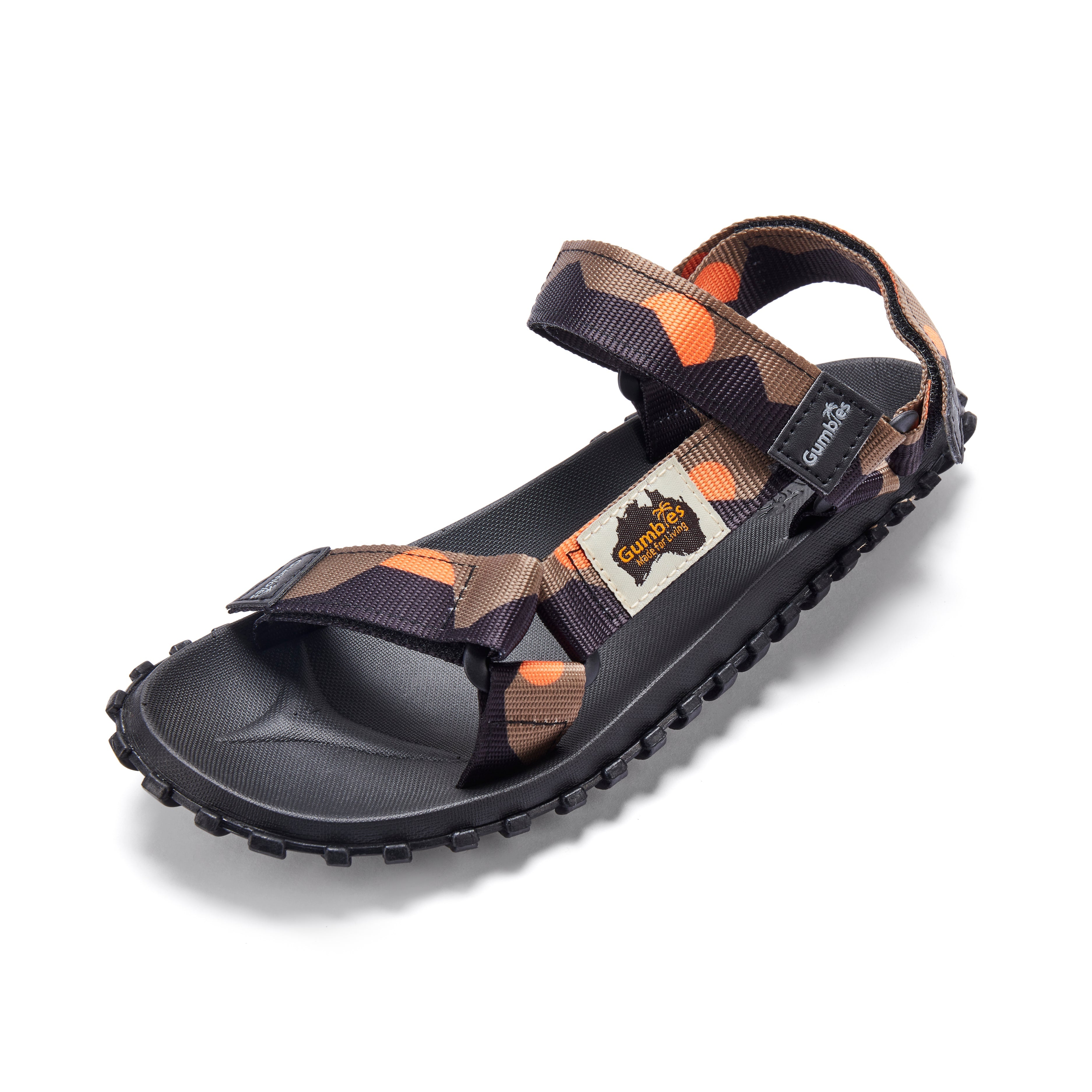 Scrambler Sandals - Men's - Khaki & Orange