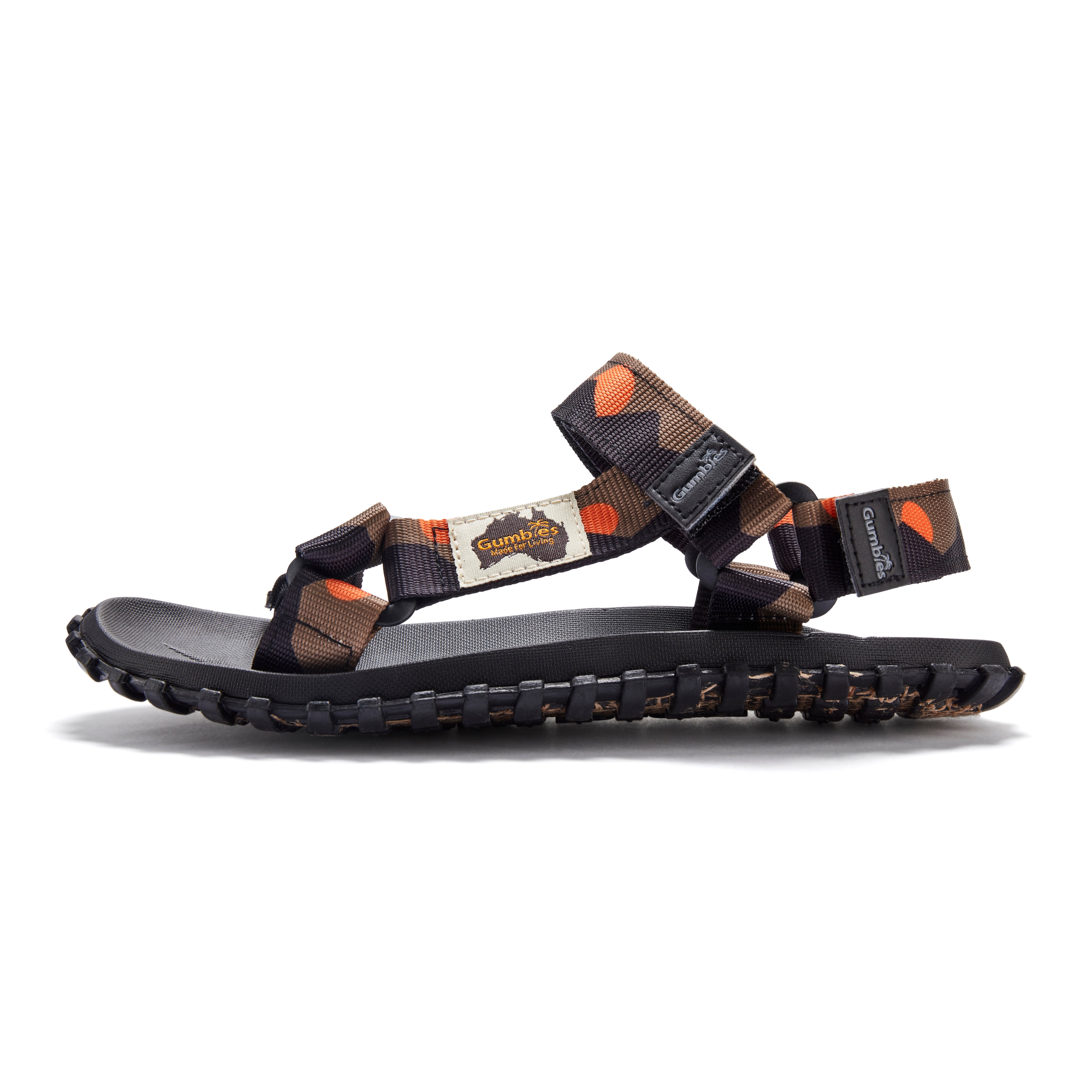 Scrambler Sandals - Men's - Khaki & Orange
