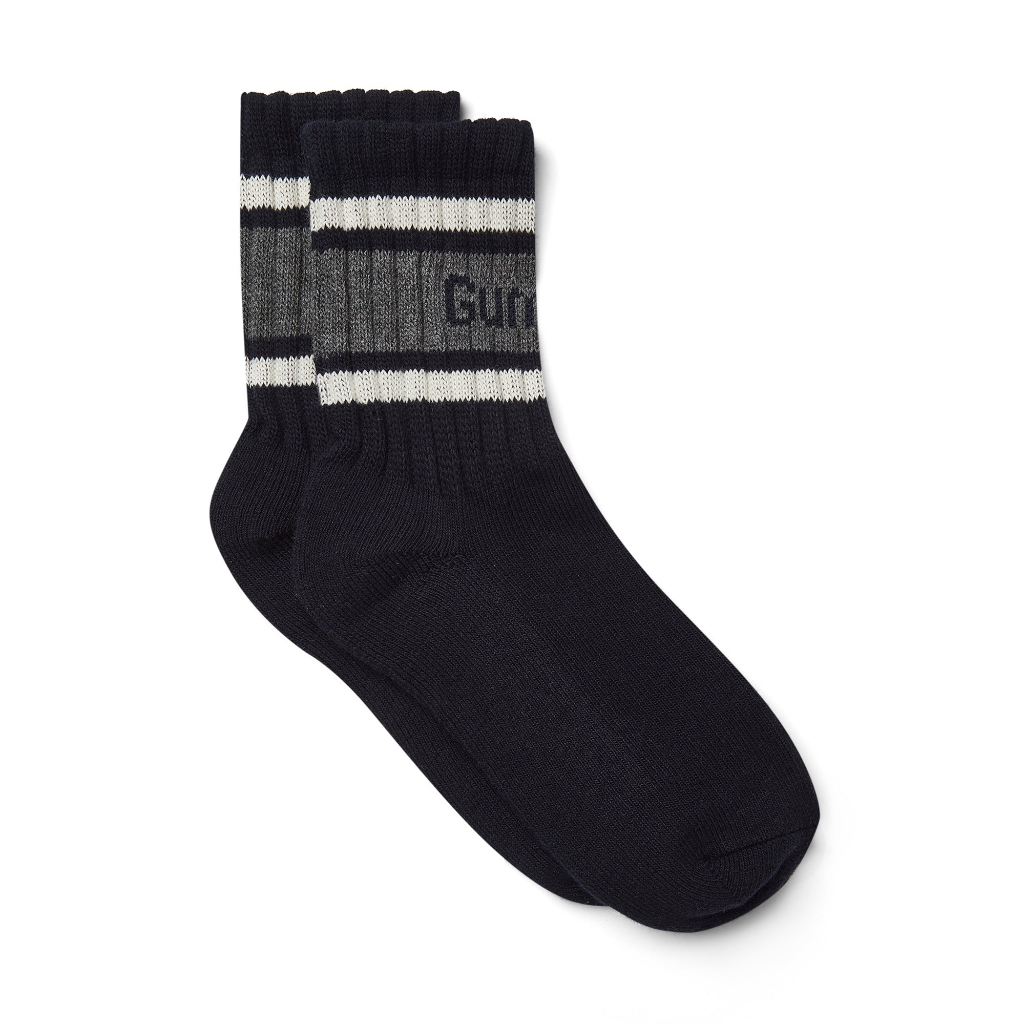 GUM Crew Sock - Men's - Navy & Grey
