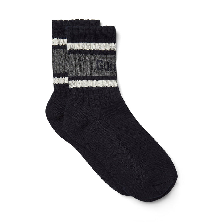 GUM Crew Sock - Women's - Navy & Grey