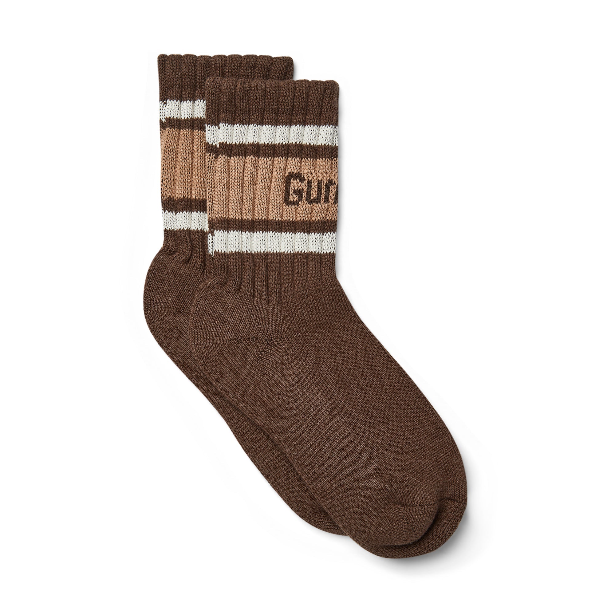 Calcetín corto GUM - Hombre - Chocolate y crema