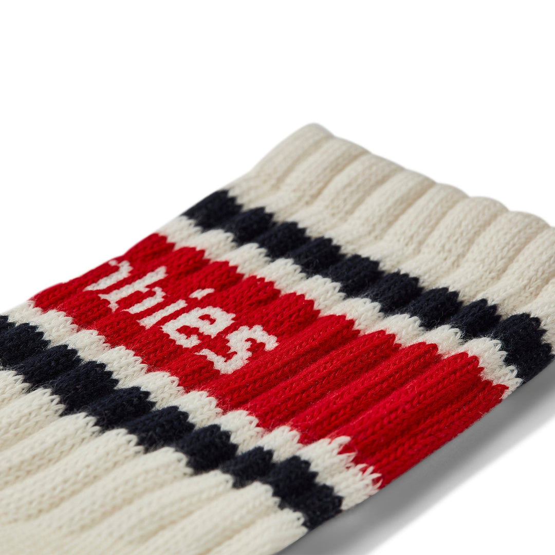 GUM Crew Sock - Women's - Cream & Red