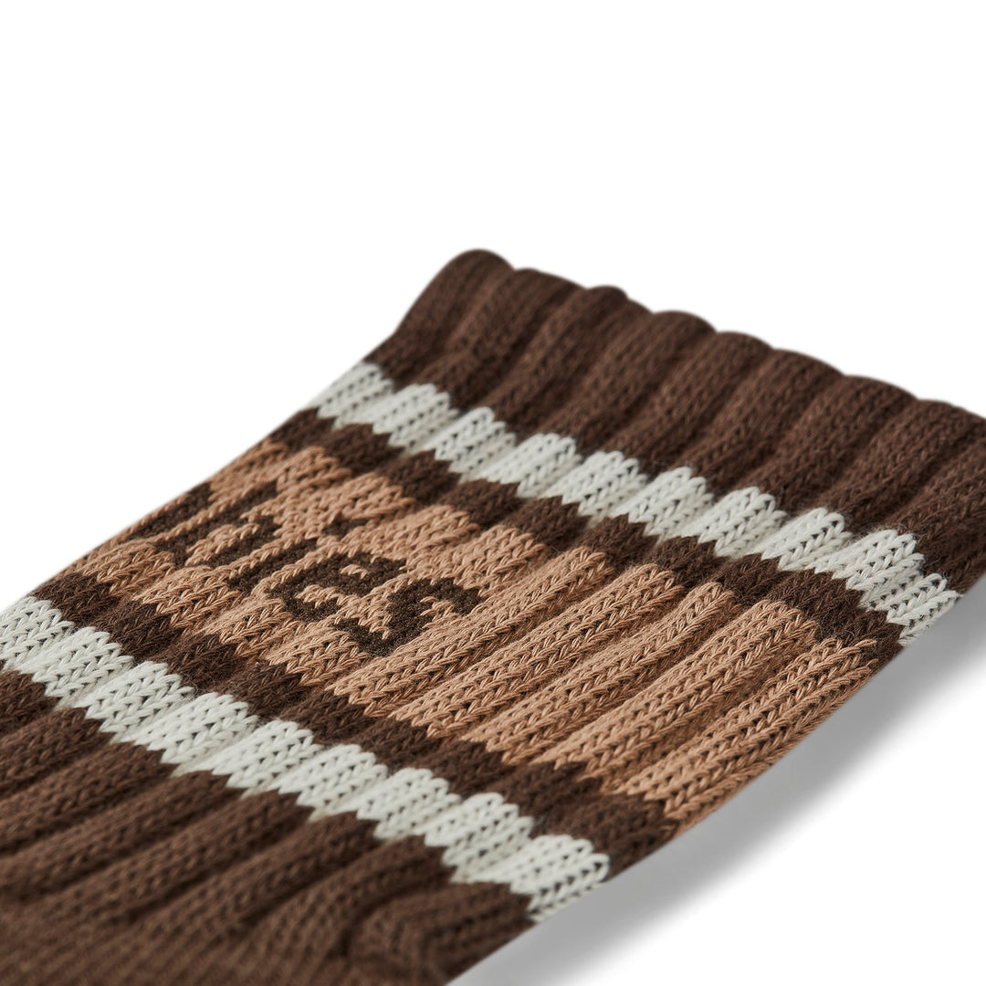 GUM Crew Sock - Men's - Chocolate & Cream
