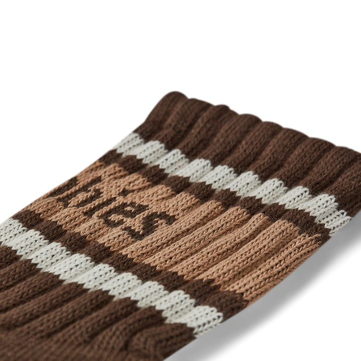 GUM Crew Sock - Men's - Chocolate & Cream