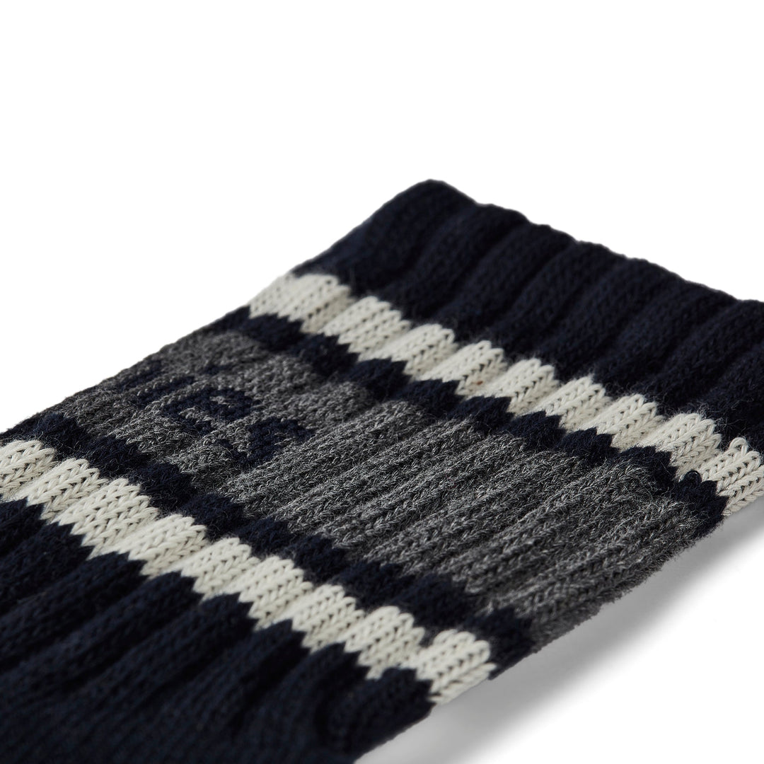 GUM Crew Sock - Men's - Navy & Grey
