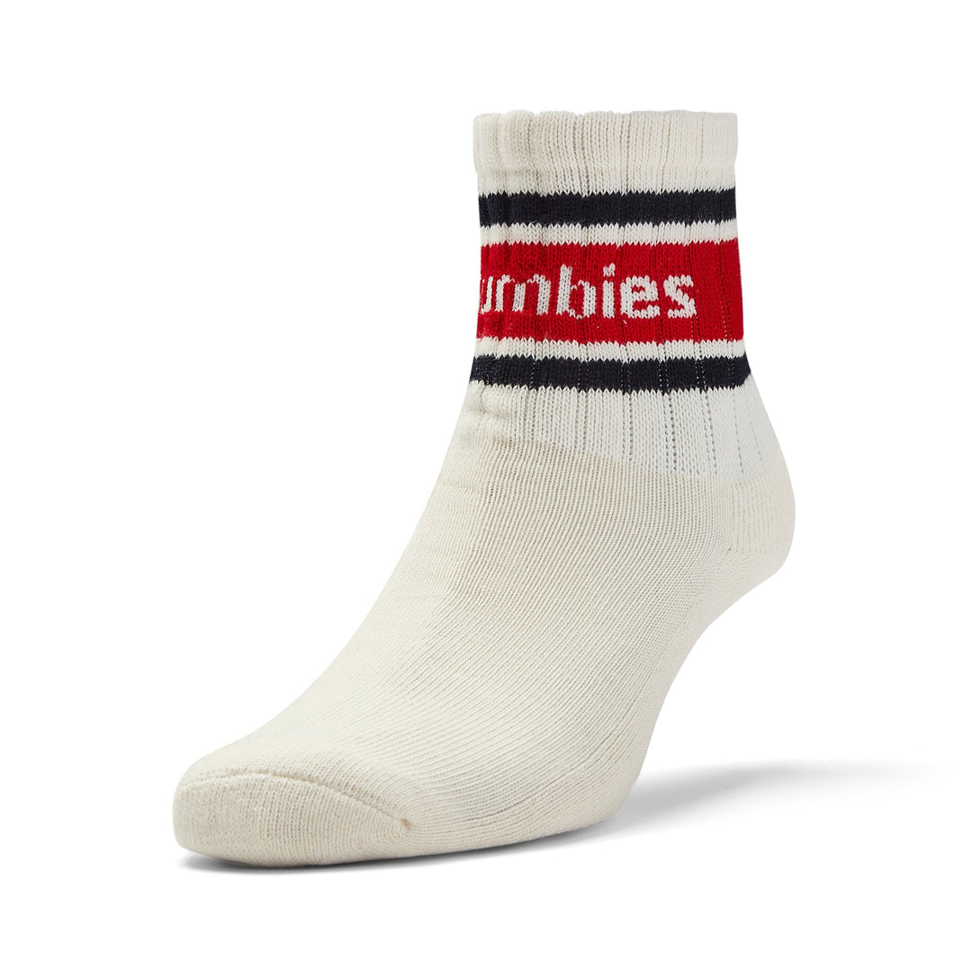 GUM Crew Sock - Women's - Cream & Red