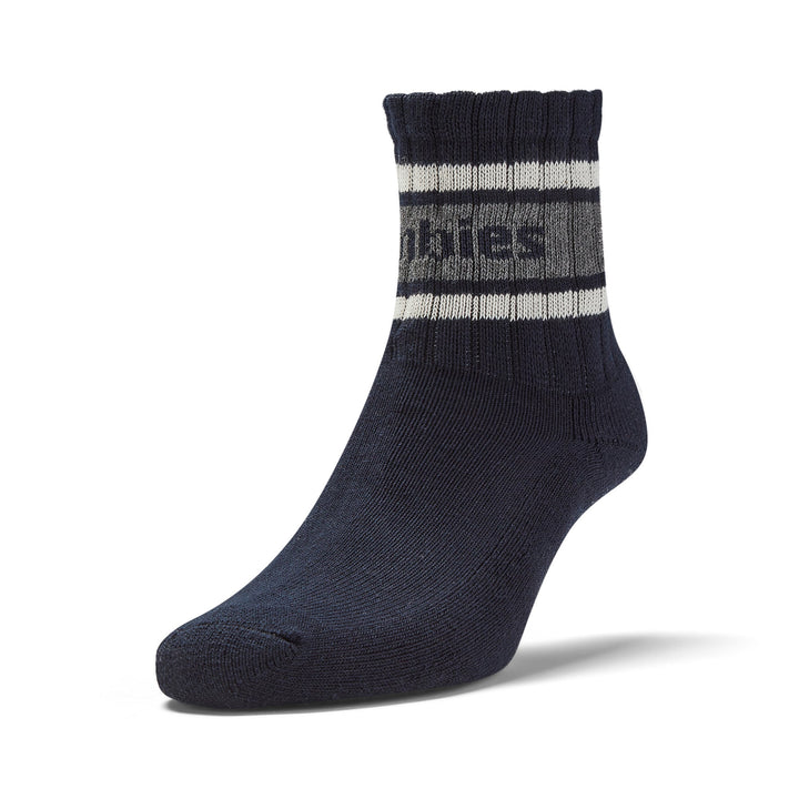 GUM Crew Sock - Men's - Navy & Grey