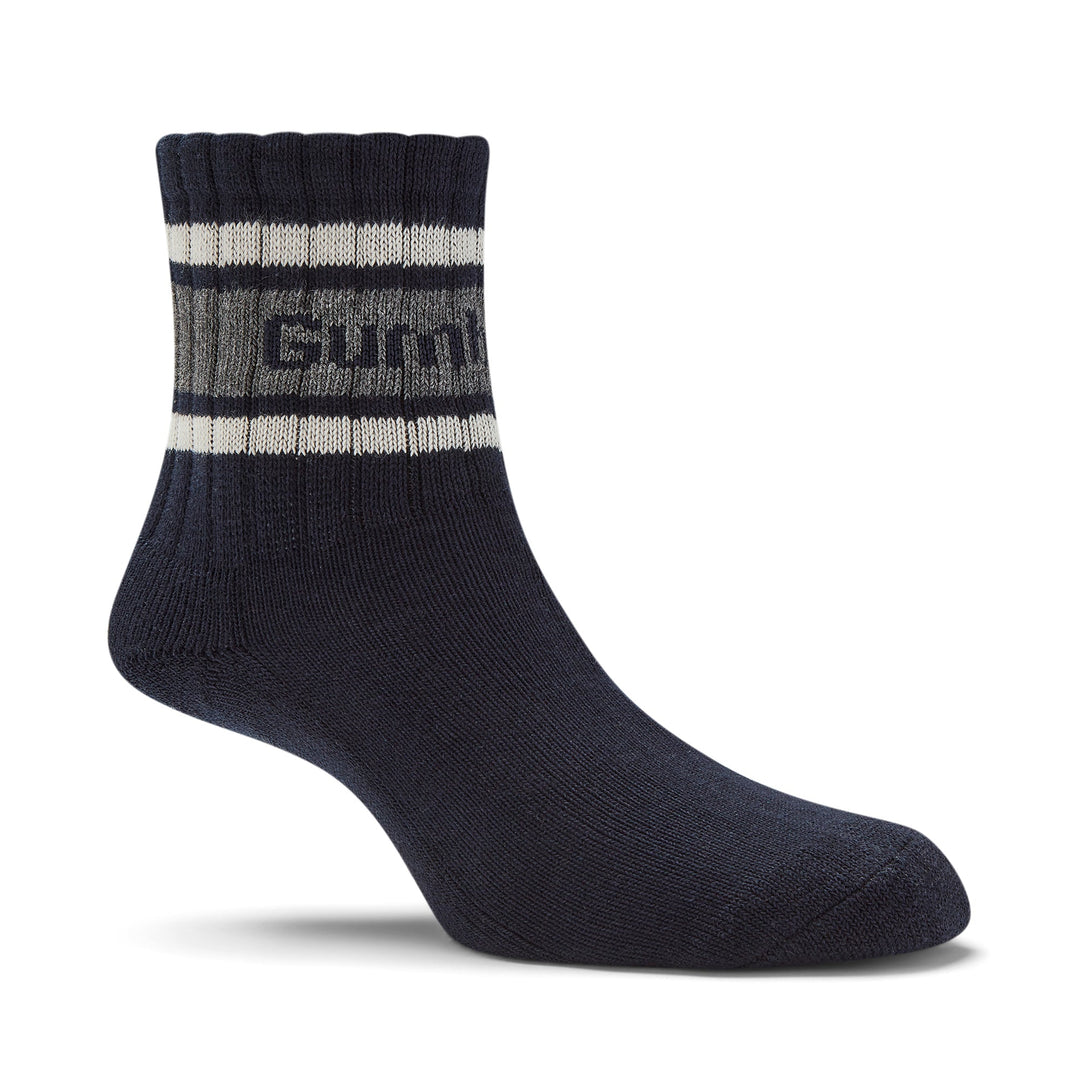 GUM Crew Sock - Men's - Navy & Grey