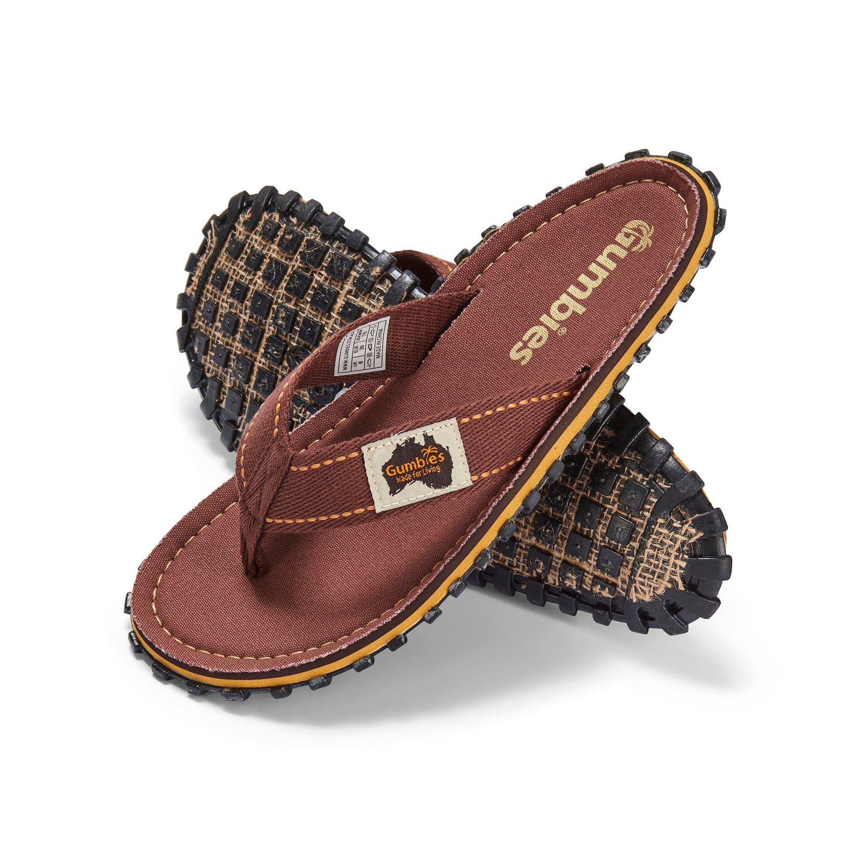 Islander Flip-Flops - Men's - Classic Brown – Gumbies USA