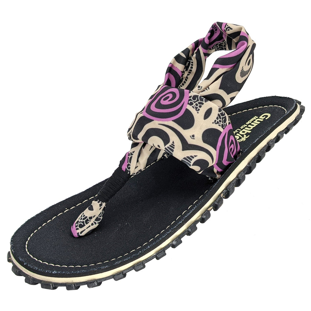 Slingbacks - Women's - Black Swirls